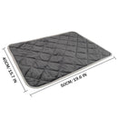 Heating Dog Cat Pet Bed Mat Thermal Radiator Heated Pad Washable Warm Cushion Self Heating Pet Bed Warm Soft Fleece Cushion Heated Mat Heated Bed