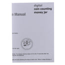 Digital LCD EUR Coin Counter Counting Jar Electronic Money Saving Piggy Bank Box Holder