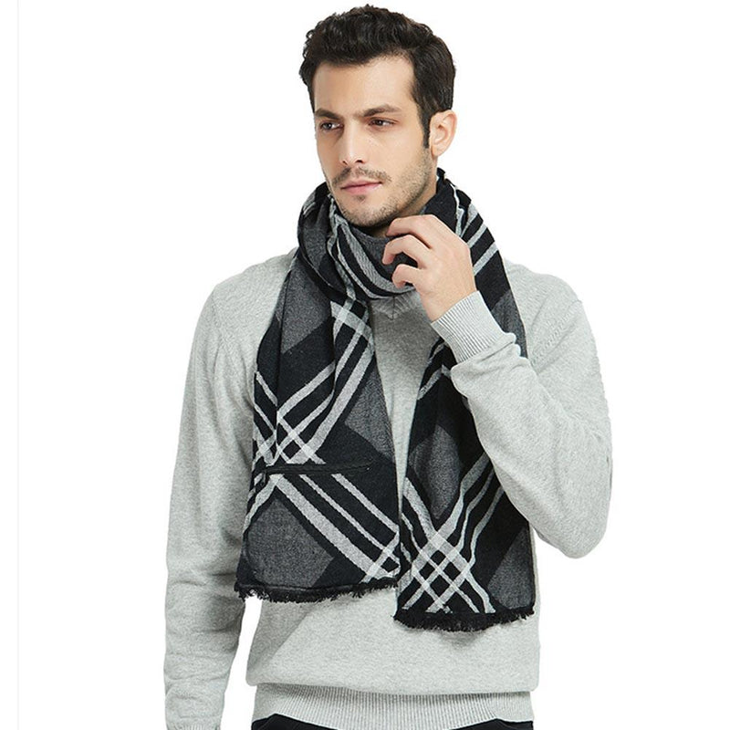 Cashmere USB Electric Scarf Rechargeable Heated Scarf Washable Scarf Warm Neck Protective Clothing