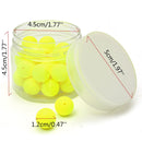 ZANLURE 30Pcs 12mm Round Tackles Flavor Feeder Beads Floating Fishing Lure Carp Baits