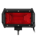 5 Inch 24LED 72W 7200LM LED Work Light Flood Beam for Jeep Offroad 4WD SUV DC10-30V
