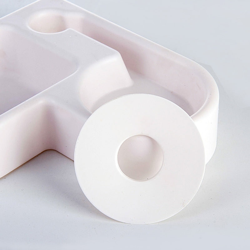 Two in One Automatic Dog Cat Pet Bowl Water Dispenser Food Feeder Set in Corner