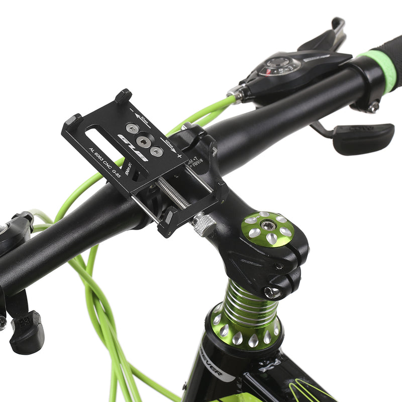 GUB G85 AL6063 CNC Bicycle Phone Holder Bracket for Phone GPS Device Up To 6.2 Inch Non-slip