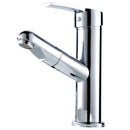 Adjustment Copper Faucet Lifting and Pulling Single Hole Bath Faucet  Hot and Cold Mixing with Two Pipes  Bathroom Kitchen