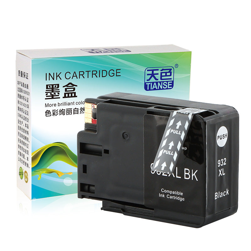 TIANSE 932XL Ink Cartridge For HP 932 XL 933 HP932XL For HP 932XL 933XL HP932 XL For HP Officejet 6100 6600 6700 7110 7610 7612 Printer Ink