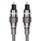 CHOSEAL QS1104 Optical Fiber Toslink Male to Male Audio Cable Gold Plated Audio Adapter Extension Cable for TV