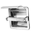 Recessed Toilet Paper Roll Holder Tissue Brushed Nickel Loaded Stand