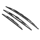 Front Rear Metal Frame Windscreen Wiper Blades Complete Set For Ford Focus Hatchback MK1 98-05