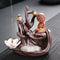 Purple Sand Backflow Incense Burner Home Fragrance Buddhist Decorations Table Decor