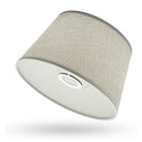 Cotton Textured Fabric PVC Linen Shade Desk Ceiling Lampshade 255*190*155mm