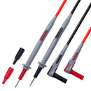 Cleqee P1505B 1000V/10A 150cm Universal Double Silicone Wrap with Sharp Needle Multimeter Probe Test Lead for Digital Multimeter