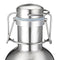 1L Single Layer Stainless Steel B eer W-ine Beverage Pot Bottles Barrel B-eer Pot