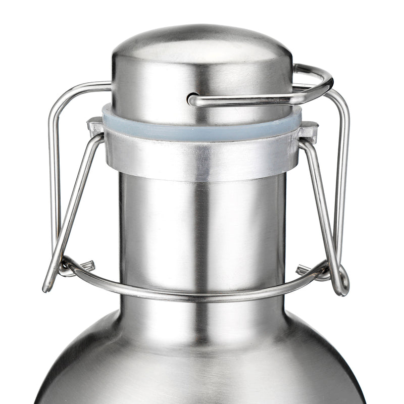 1L Single Layer Stainless Steel B eer W-ine Beverage Pot Bottles Barrel B-eer Pot