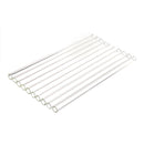 10Pcs Length 200mm OD 10mm 1.5mm Thick Wall Borosilicate Glass Blowing Tube Lab Factory School Home Tubes