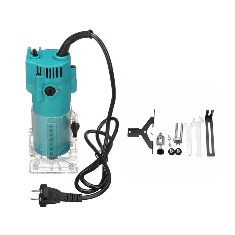 220V 800W 35000RPM Electric Hand Trimmer Wood Laminator Router Joiners Tool