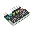 TM1637 6-Bits Tube LED Display Key Scan Module DC 3.3V To 5V Digital IIC Interface Six In One 0.36 Inches