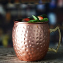 Stainless Steel Copper Plated Moscow Mule Mug 18oz Cocktails Iced Tea rinking Cup