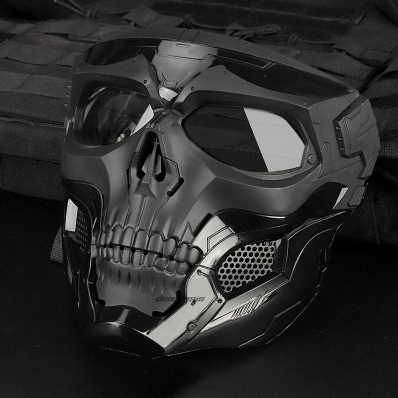 WOSPORT Skull Airsoft Paintball Mask Full Face Tactical Mask For Halloween