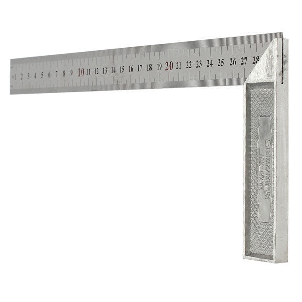 30cm 12inch Metal Engineers Try Square Set Measurement Tool Right Angle 90 Degrees Ruler