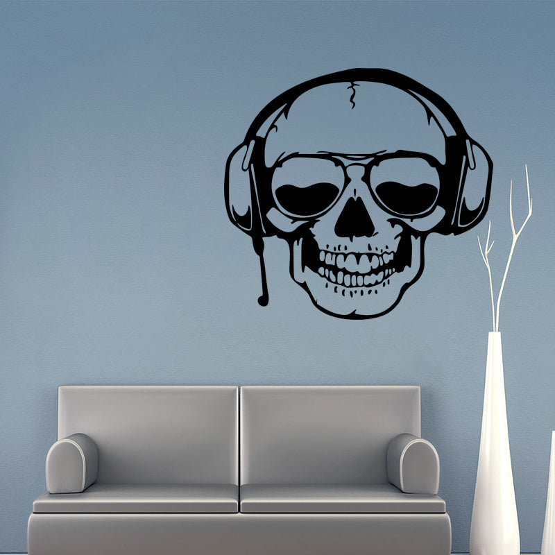 Miico FX3003 Cartoon Sticker Wall Sticker Halloween Sticker Removable Wall Sticker Room Decoration - Skull