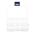 8 Grid Adjustable Electronic Components Project Storage Assortment Box Bead Organizer Jewelry Box Plastic Storage Case
