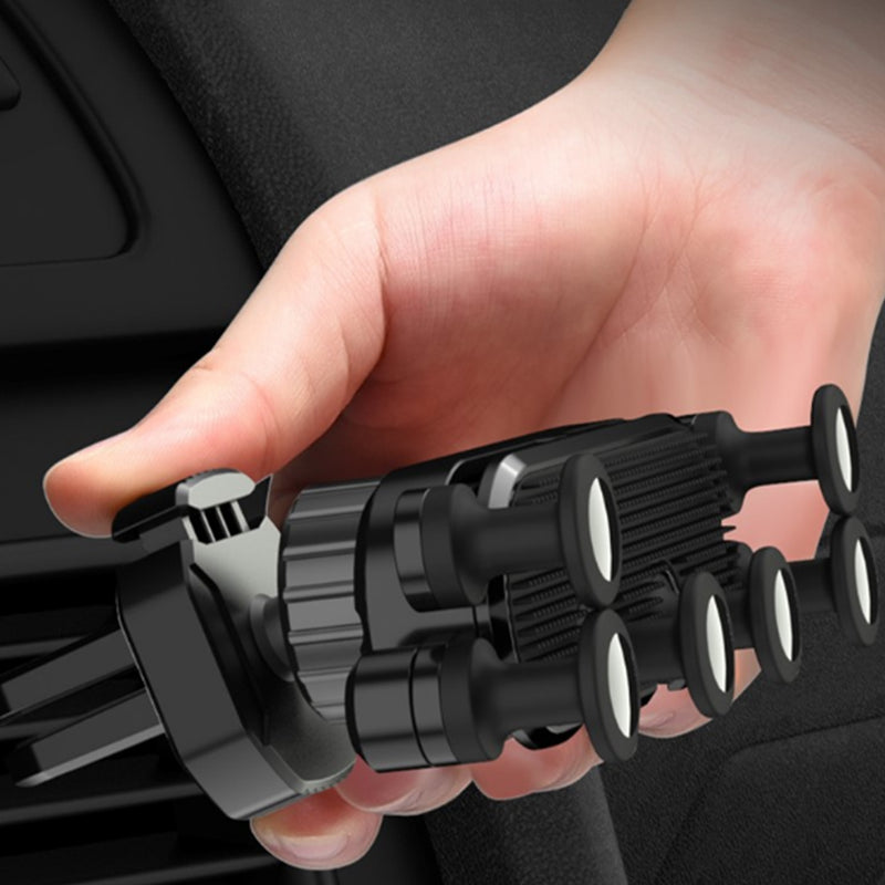 Bakeey Mini Gravity Linkage Automatic Lock Air Vent Car Phone Holder Car Mount For 4.0-6.5 Inch Smart Phone iPhone 11