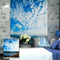 PAG Blue Sky Roller Shutters Print Painting Roller Blind Background Wall Window Decor Curtain