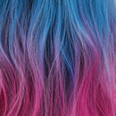 Natural Dark Roots Women Wig Full Wavy Hair Extensions Heat Resistant Synthetic Colorful