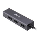 BIAZE HUB2 Aluminum Alloy USB 3.0 to 4-Port USB 3.0 OTG HUB Adapter 0.2M