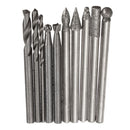 222pcs 1/8 Inch Shank Rotary Tool Accessories Bits Set for Dremel with Wood Storage Box