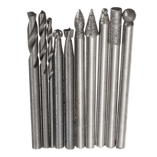 222pcs 1/8 Inch Shank Rotary Tool Accessories Bits Set for Dremel with Wood Storage Box