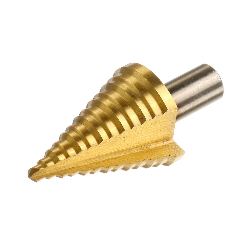 5-35mm HSS Titanium Step Cone Drill Bit High Speed Steel Wood Steel Hole Cutter