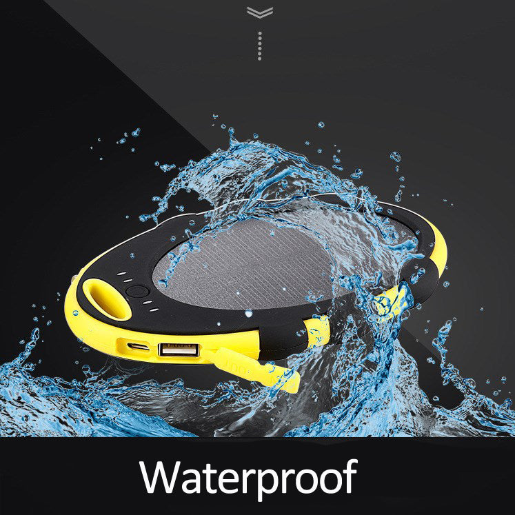 BAKEEY Dual USB Ports 4000mah Solar Power Bank Case LED Kit DIY Box Fallproof External Solar Panel Chargering Battery Charger