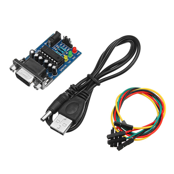 RS232 To TTL Converter Module Transfer Chip With 4PCS Cables