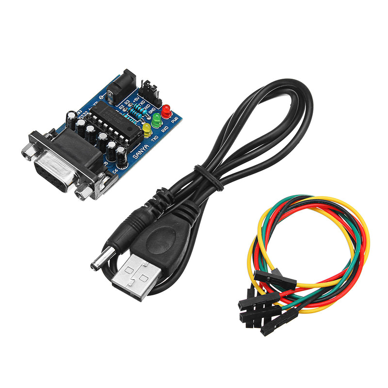 RS232 To TTL Converter Module Transfer Chip With 4PCS Cables