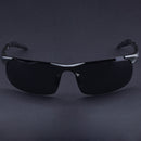 AUGIENB Aluminum Magne-sium Polarized Sunglasses Men Women Sports Cycling Driving Biking Eyewares Glasses