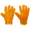 1 Pair PU Leather Gloves Welders Woodburner Stove Log Fire Oven Work Gloves Climbing Hiking Gloves