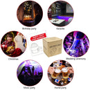ARILUX 5W RGBWP LED Sound Activated Remote Control Crystal Ball Stage Light for Christmas Party