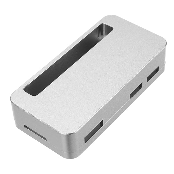Black/Silver Aluminum Alloy Protective Case Enclosure Box With Screwdriver For Raspberry Pi Zero