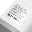 AC110-240V Plug-in Air Purifier Ozone Generator Ionizer Clean Industrial Grade Odor Remover Air Purifier Negative Ion Generator for Allergies Smoke Mold Dust Odor Pets