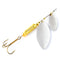 Double Spoon Sequins Bass Lure Bait Minnow Fishing Lure Triple Hook with Hook