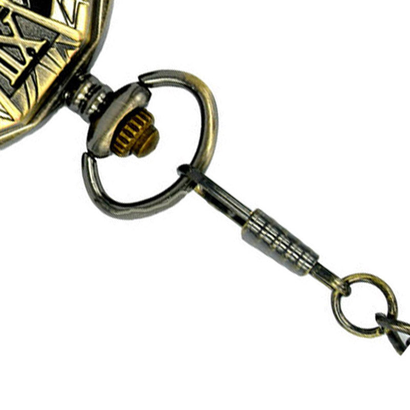 JIJIA JX001 Big Spider Hollow Spider Men Mechanical Watch Pocket Watch