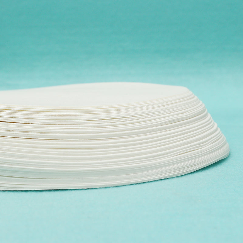 100Pcs/Set 7/9/11/12.5/15/18cm Quantitative Filter Paper Ashless Circular Funnel Filter Sheet Medium Speed 15-20um