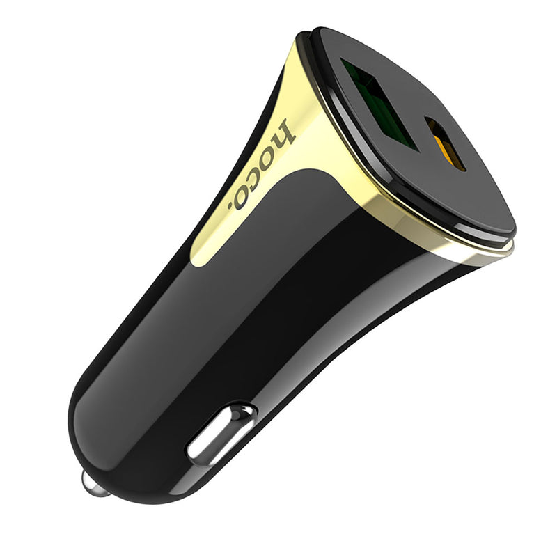 HOCO 18W PD QC 3.0 Fast Charging USB Car Charger For Samsung S8 S9 S10 Xiaomi Mi9 Huawei P30 Mate 20Pro