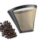 2 Pack for Cuisinart GTF-C #4 Gold Tone Permanent Replacement Coffee Filter