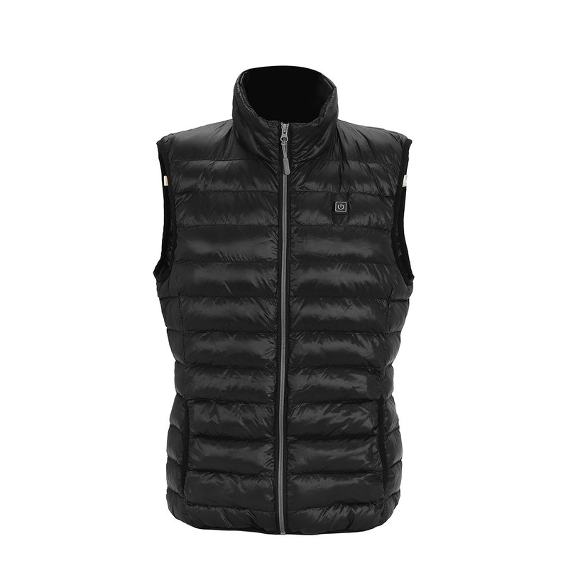 Black Electric Heating Vest Temperature Adjustment Clothes L/XL/XXL/XXXL