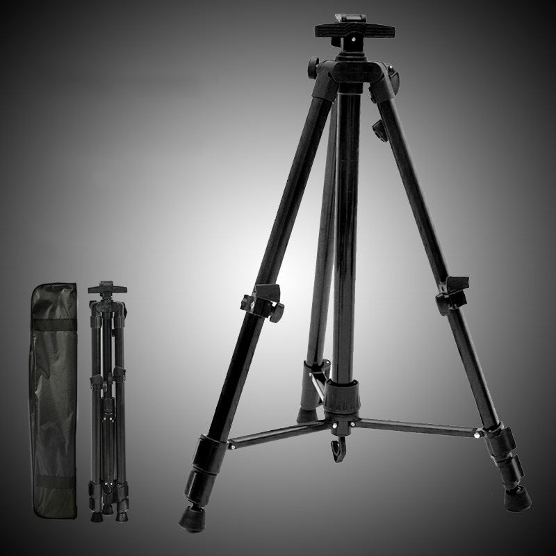 Portable Aluminum Alloy Easel Stand Tripod Folding Adjustable Height Lightweight Sturdy Painting Display Sketching Rack with Carrying Bag