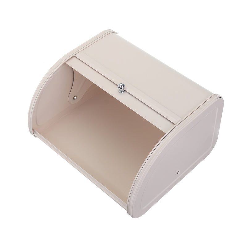 Baking Cafe Bread Box Storage Bin Keeper Food Kitchen Iron Container