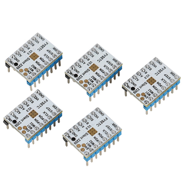 5pcs TMC2209 V2.0 Stepper Motor Driver Super Silent Stepsticks Mute Driver Board 256 Microsteps For Sidewinder 3D Printer