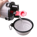 2 In 1 Pet Dog Food Water Bottle Portable Dog Travel Water Bottle With Dog Bowl